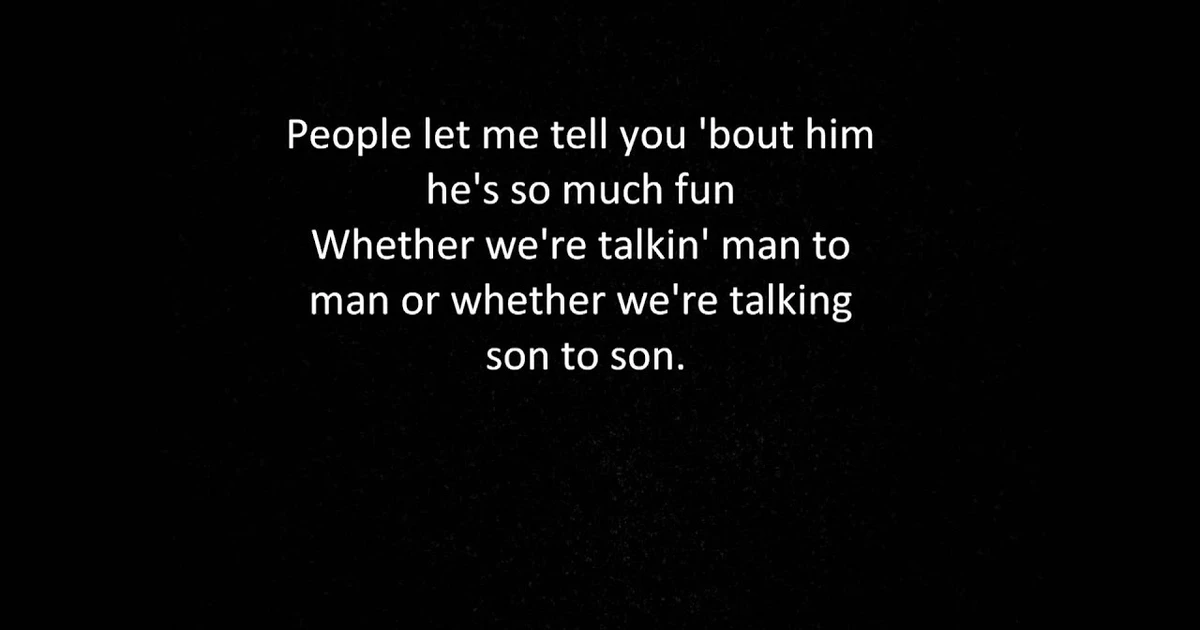 People Let Me Tell Ya Bout My Best Friend Lyrics